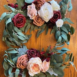 Blush Rose Picture Frame Flowers